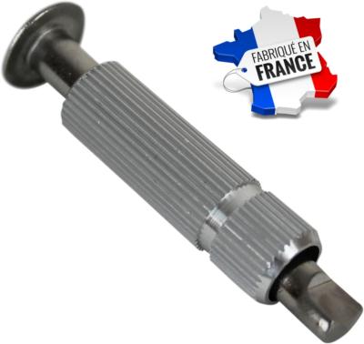 Piton douille retractable en inox pour fixer la bache de protection pour piscine