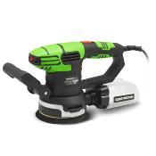 Ponceuse excentrique 450 W - moteur puissant - bac récolteur de poussières rigide