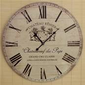 Horloge geante 60 cm deco campagne chic Chateau Reignier (grand cru)
