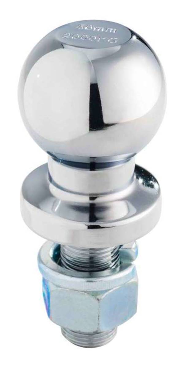 Boule D'attelage Rotule pour remorque ISO 50mm 2-trous 90mm R