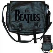  Sac besace les beatles look cuir black logo 