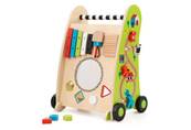 Trotteur en bois sur roulettes multi activités 1er age Kid Kraft