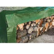 Bache pour couvrir bois de chauffage 2x8 - ultra lourde - 240 grs/m²