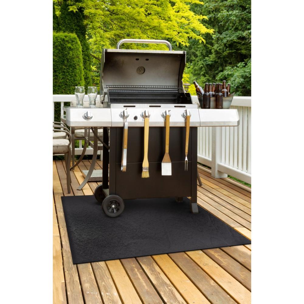 1pc Tapis De Sol Pour Barbecue BBQ Grill Pour Terrasse Tapis - Temu Canada