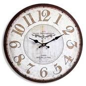 Horloge déco Westminster façon brocante diametre 50 cm