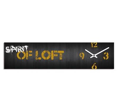 Horloge design rectangulaire esprit loft 60 cm envoi gratuit