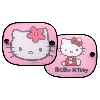 2 rideaux Pare soleil Hello kitty pour voiture