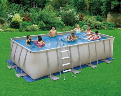 Piscine Tubulaire rectangulaire 5.48 x 2.74 x 1.32 m