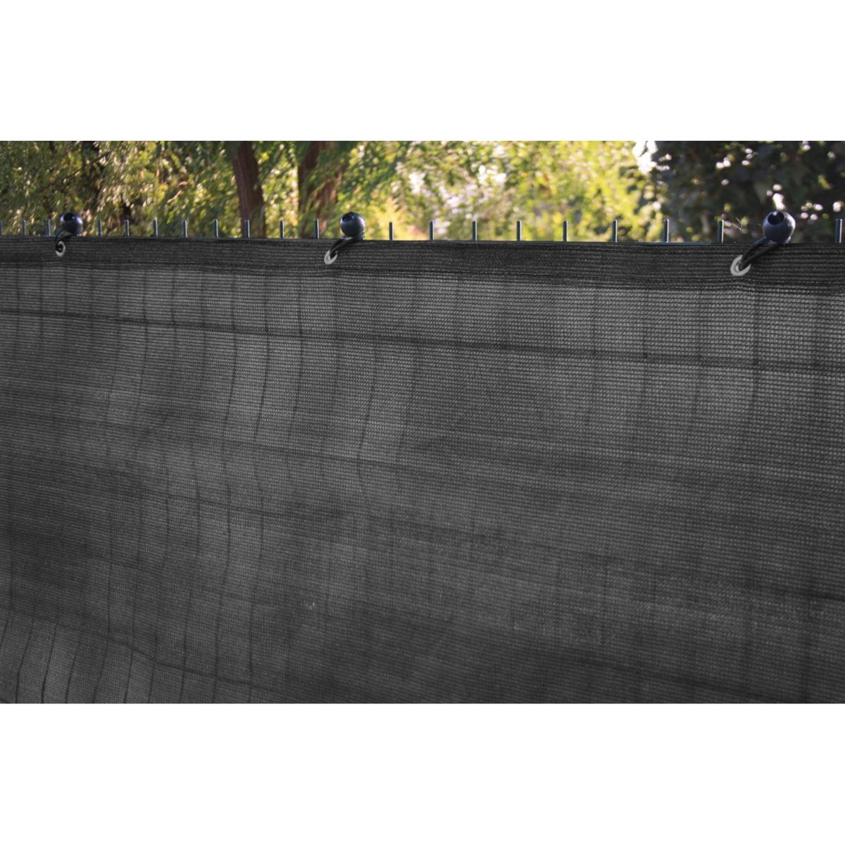Brise vue gris - 1,50 x 10 m - 230 grs/m² - occultation 96%