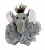 Eponge pour enfant et bébé modele elephant fleur de tulles