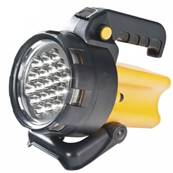 Lampe projecteur phare à main longue portée 19 LED 12 - 220V (voiture, bateau)
