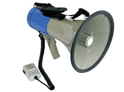 Megaphone porte voix puissant 25W