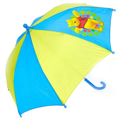 Parapluie pour enfant Winnie l'ourson de Disney vert et bleu