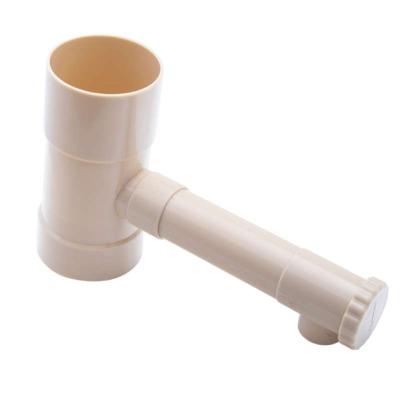 Récupérateur d'eau de pluie pour descente de gouttiere - 80 mm - couleur beige