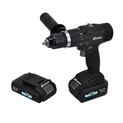 Perceuse visseuse PRO avec 2 batteries Li-ion 20 V 4.0Ah + 2.0Ah 