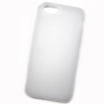 Housse/Etui silicone BLANCHE pour iphone 5