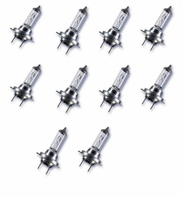 Lot de 10 ampoules H7 12V 100W blanche pour tous type de voiture auto