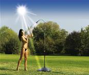 Douche solaire pour piscine et jardin avec mitigeur