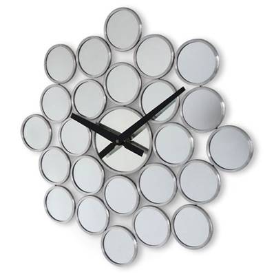 Horloge miroir design chic VIP pour déco de cuisine ou salon