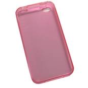 Housse semi rigide MiniGel ROSE TRANSPARENTE pour Apple iPhone 4