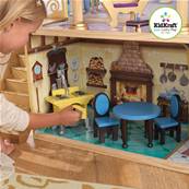Maison de poupée en bois chateau Cendrillon Disney taille XL 