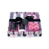 Coffret bain framboise chocolat - lotion gel douche savon effervescent