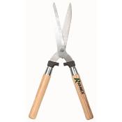 Cisaille à haie avec lame droite 50 cm - manche en bois