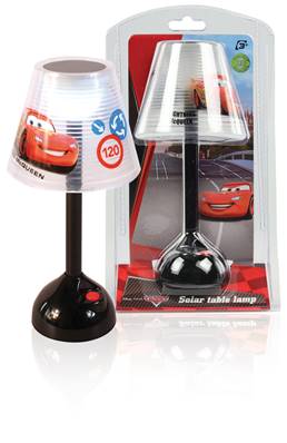Lampe de chevet bureau veilleuse solaire Cars Disney