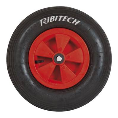 Roue gonflable pour chariot brouette remorque 400x105 mm axe 20 mm