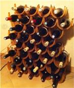 casier range bouteille de vin modulable (20 bouteilles)