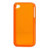 Housse semi rigide MiniGel Orange pour Apple iPhone 4
